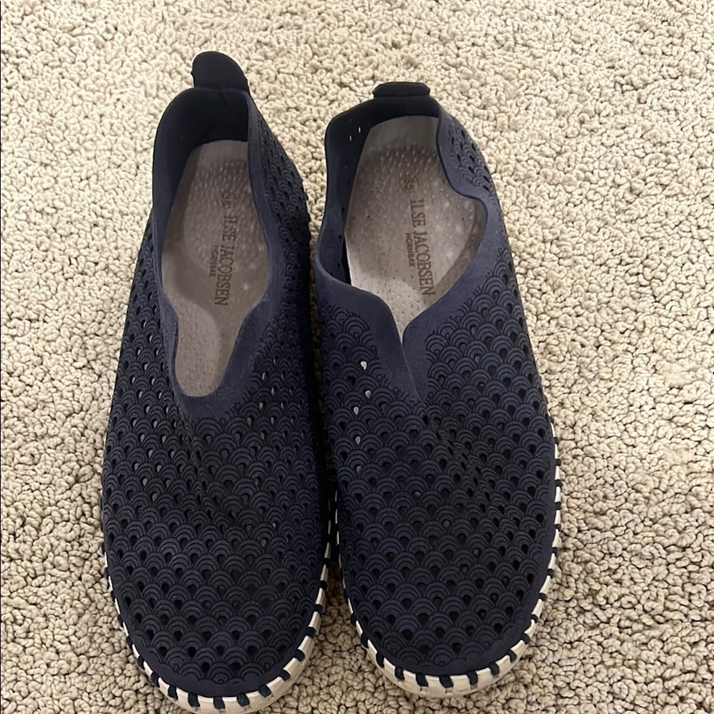 Blue Slip-On Shoes